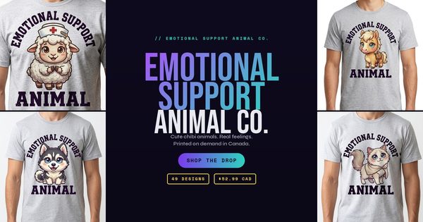 Emotional Support Animal Co. website, built by International Web Pro